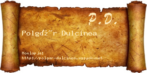 Polgár Dulcinea névjegykártya